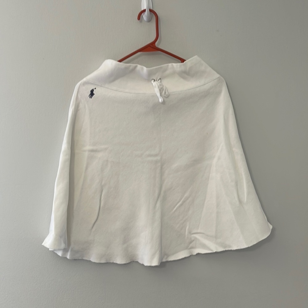 Ralph Lauren Polo sweatshirt material skirt